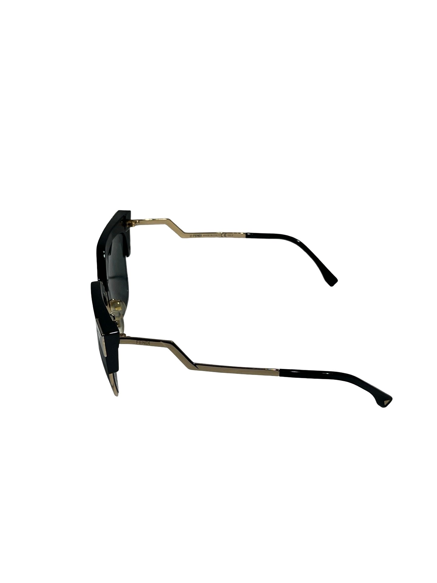 Used FENDI Sunglasses Accessories Black