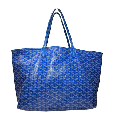 Used GOYARD Canvas Tote PM Tote Bag Blue