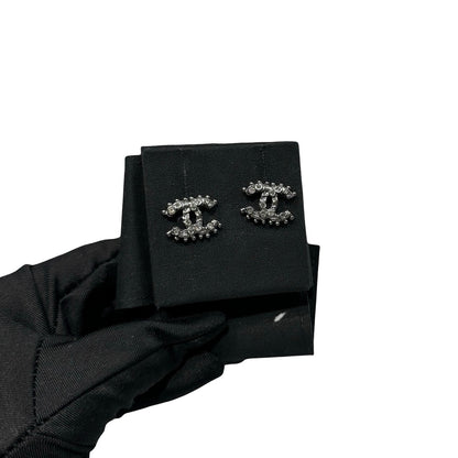 Used CHANEL Earrings Jewellery Black