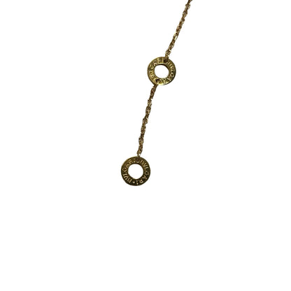 Used BVLGARI Onyx Diamond Divas' Dream Necklace Gold Black