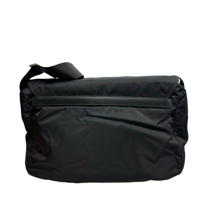 Used PRADA Nylon Nylon Messenger Bag Messenger Bag Black