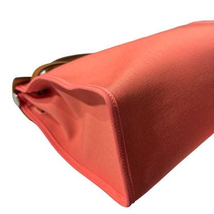 Used HERMÈS Herbag 31 Cross Body Bag Pink Brown PHW