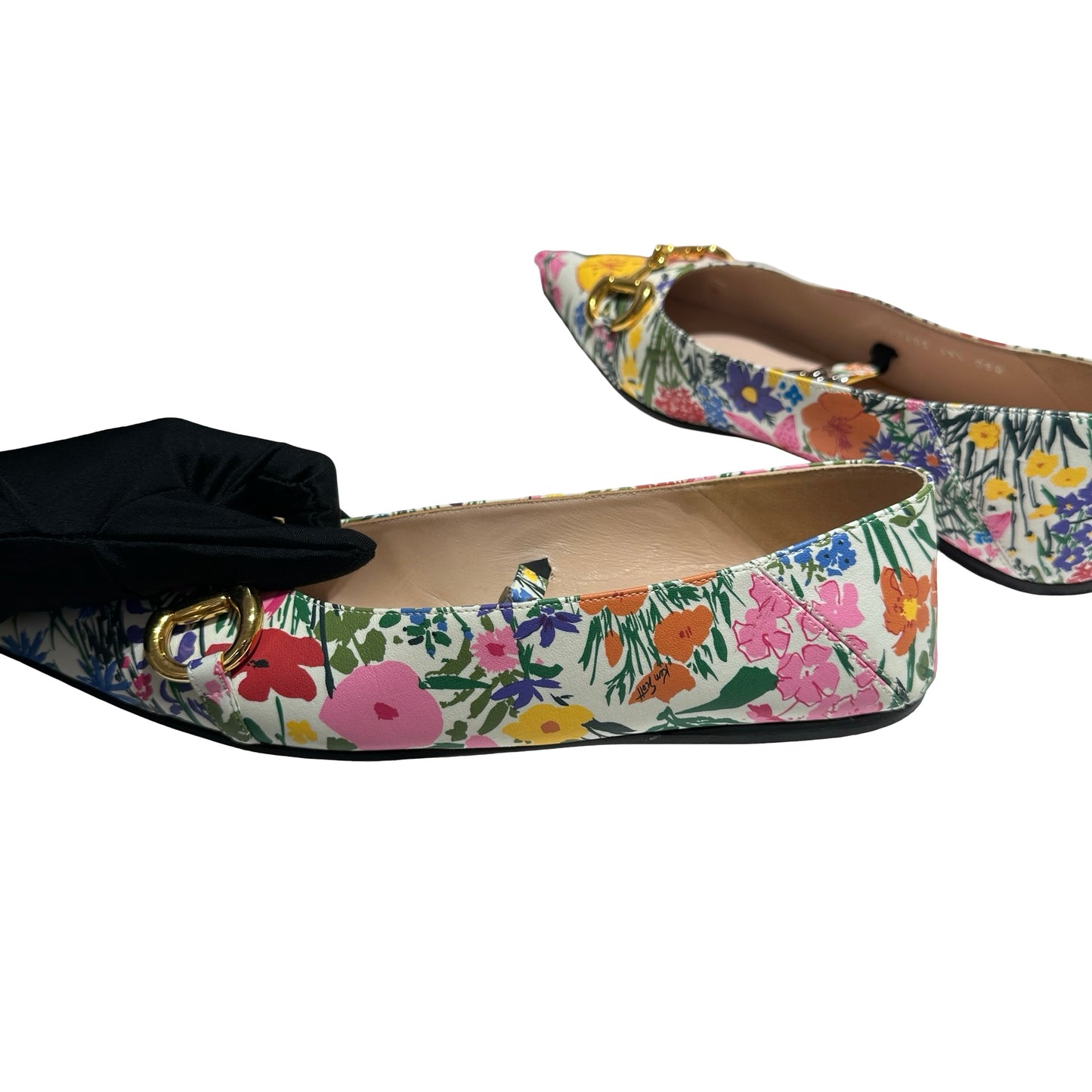 Used GUCCI Shoes Pink Yellow Green