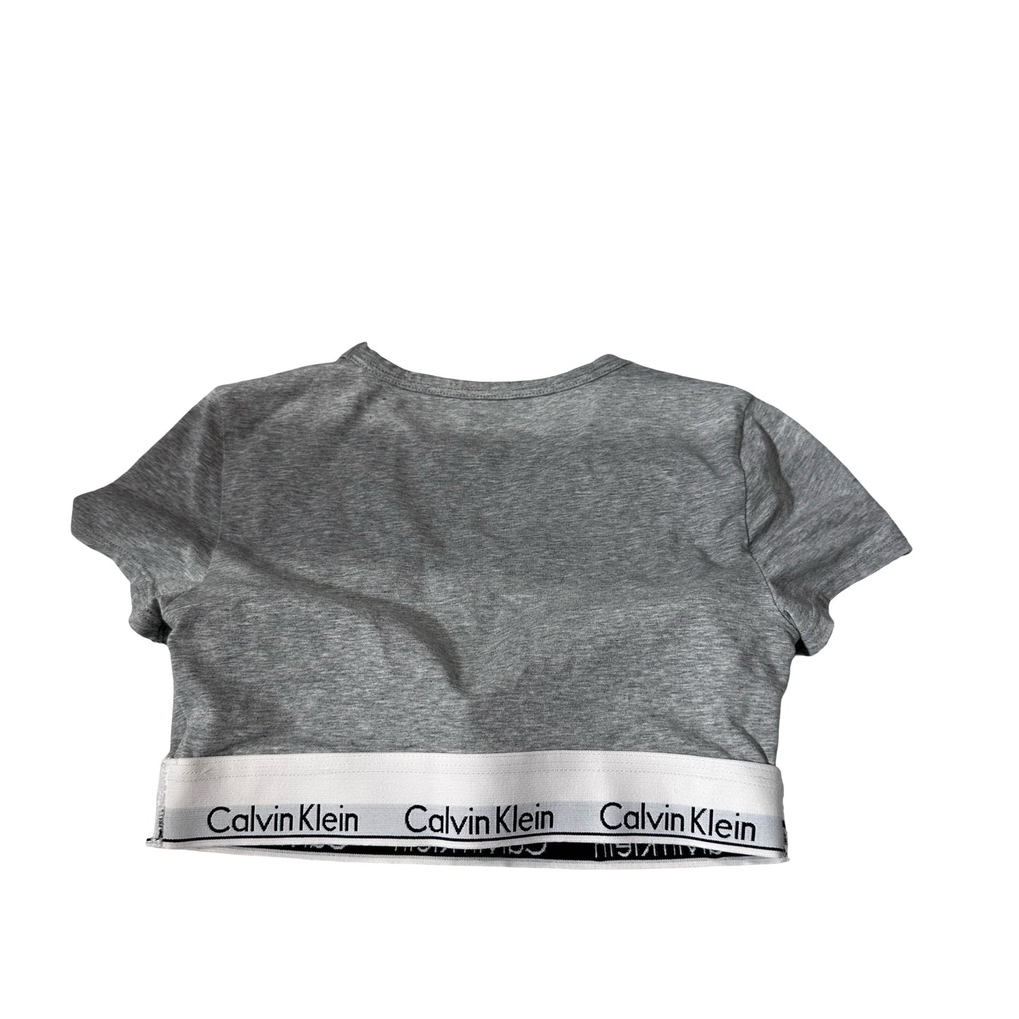 Used CALVIN KLEIN cotton T - Shirt Clothes Grey