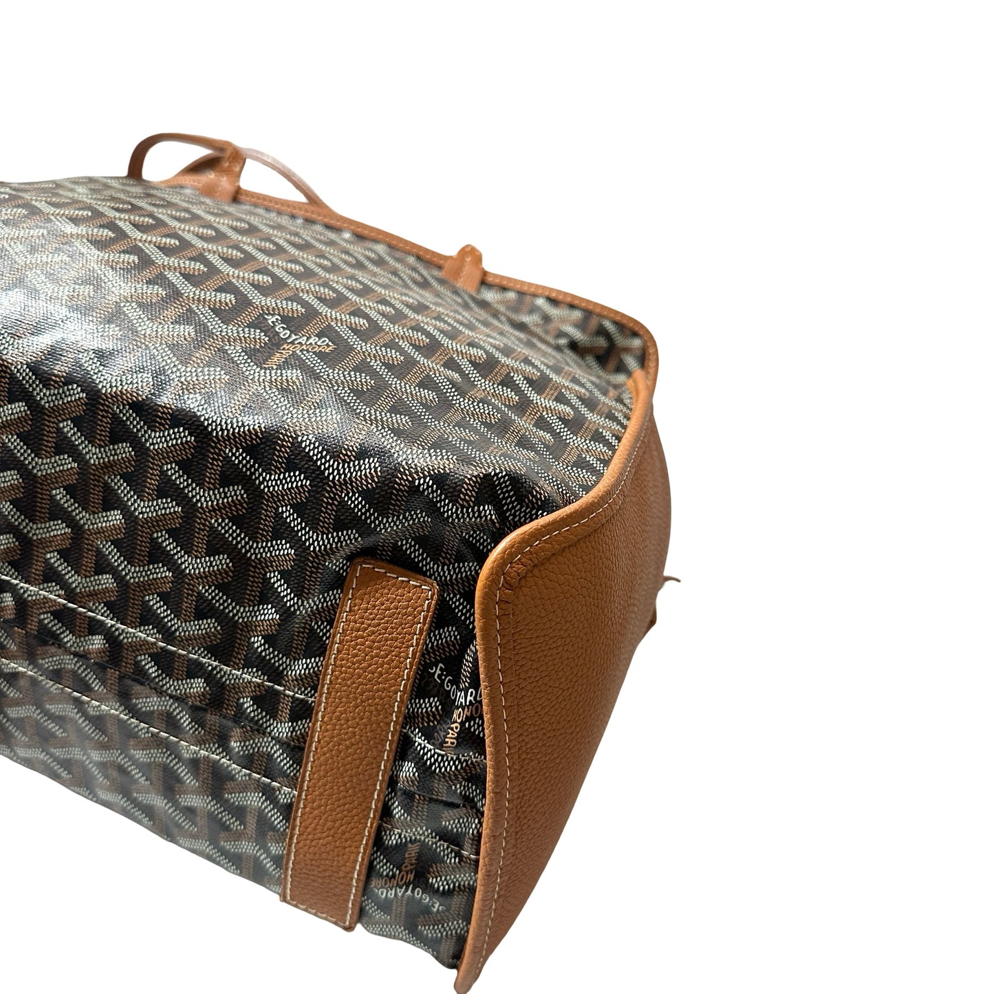 Used GOYARD Hardy PM Tote Bag Brown PHW