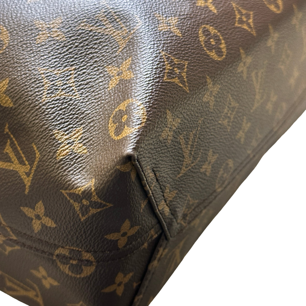 Used LOUIS VUITTON Monogram Tote Handbag Brown