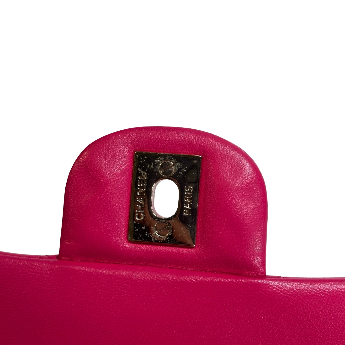 Used CHANEL Mini Classic Flap Two Way Shoulder Bag Pink GHW