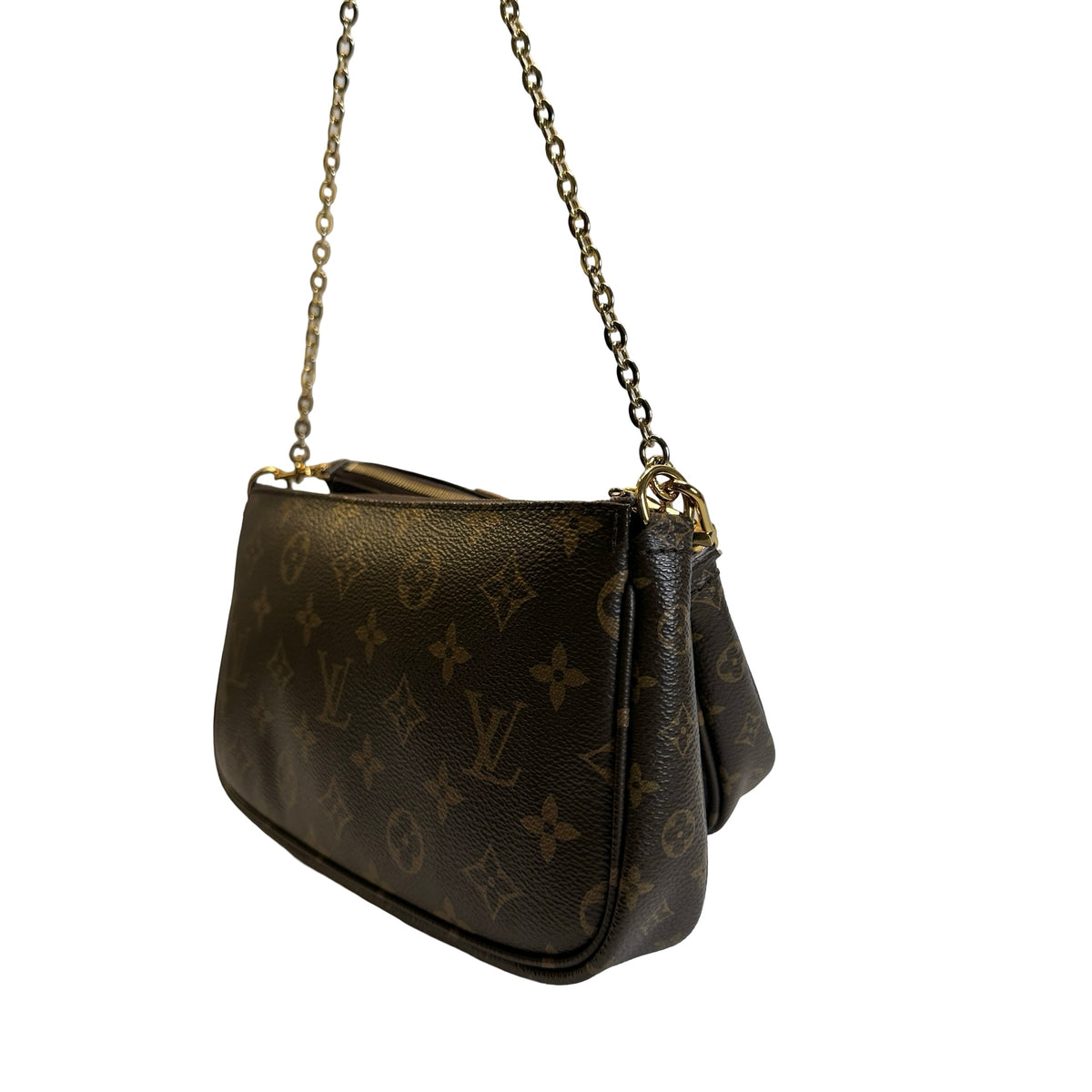 Used LOUIS VUITTON Monogram Multi Pochette Accessories Cross body bag Brown