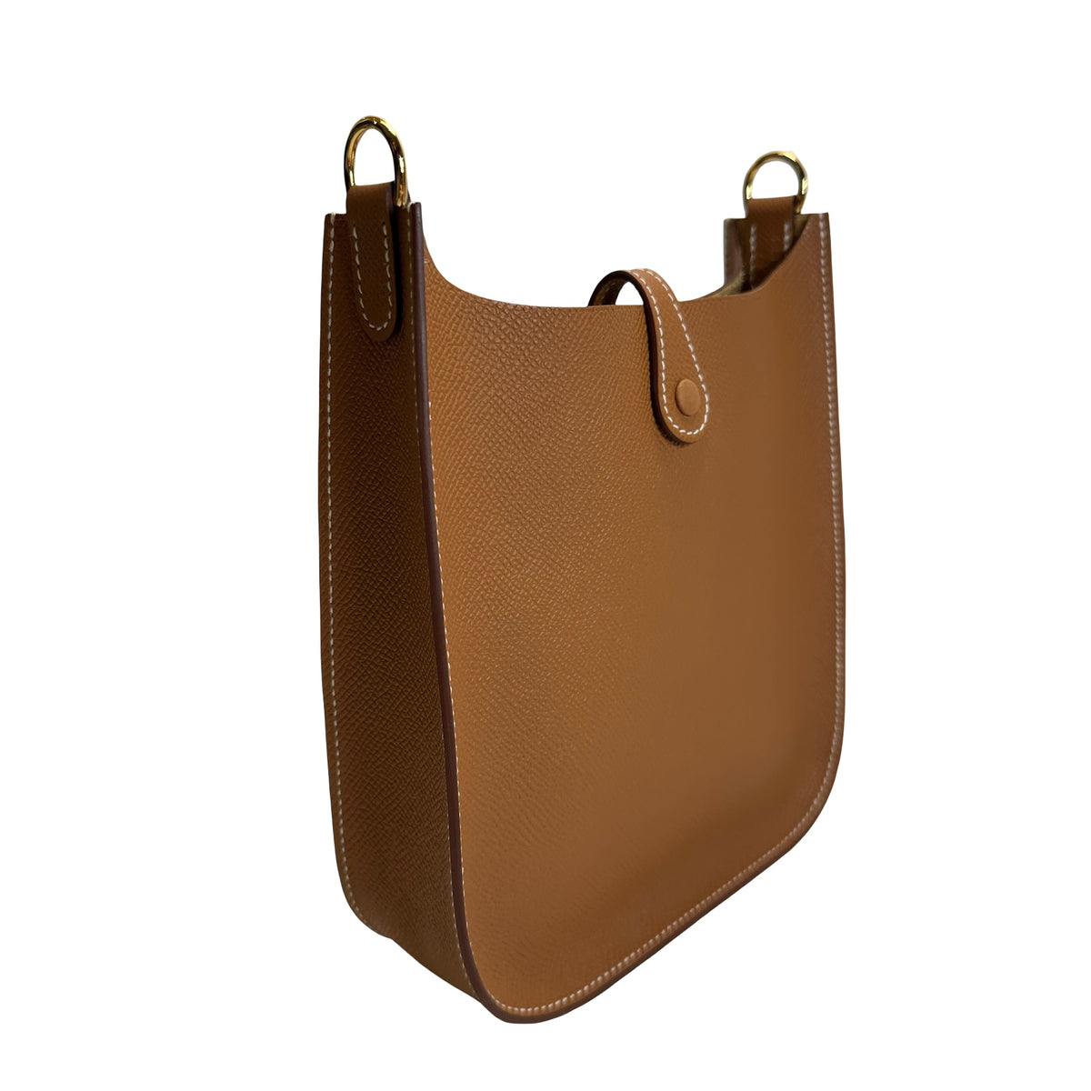 Brand New HERMES Clemence Evelyne Crossbody Bag Gold