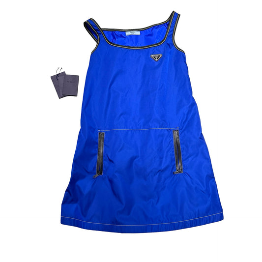 Unused PRADA DRESS Clothes Blue Black