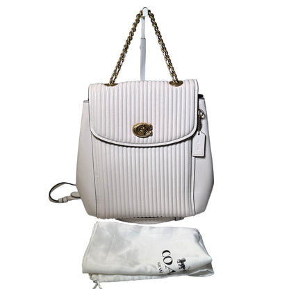 Used COACH Lambskin Leather Backpack