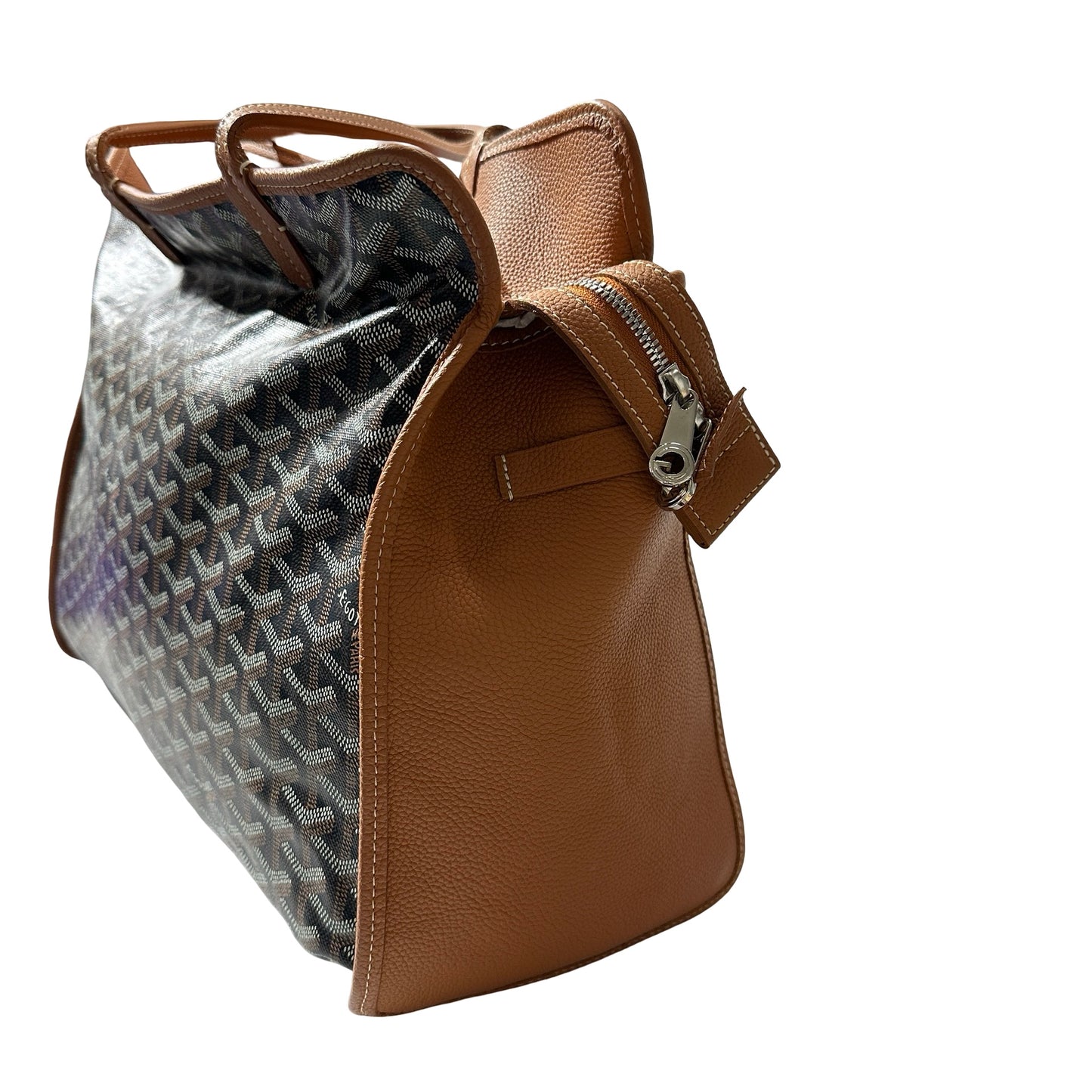 Used GOYARD Hardy PM Tote Bag Brown PHW