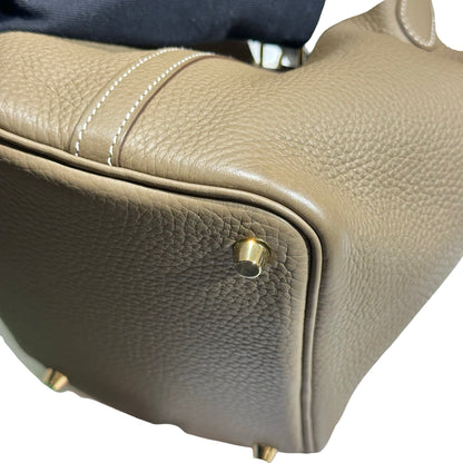 Used HERMÈS Picotin 18 Bucket Bag Etoupe (18) GHW