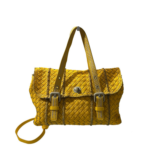Used BOTTEGA VENETA 2 Way Shoulder Shoulder Bag Sunshine Yellow