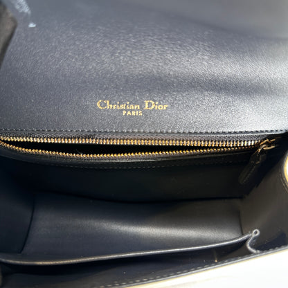 Used DIOR Diorama Crossbody Bag White GHW