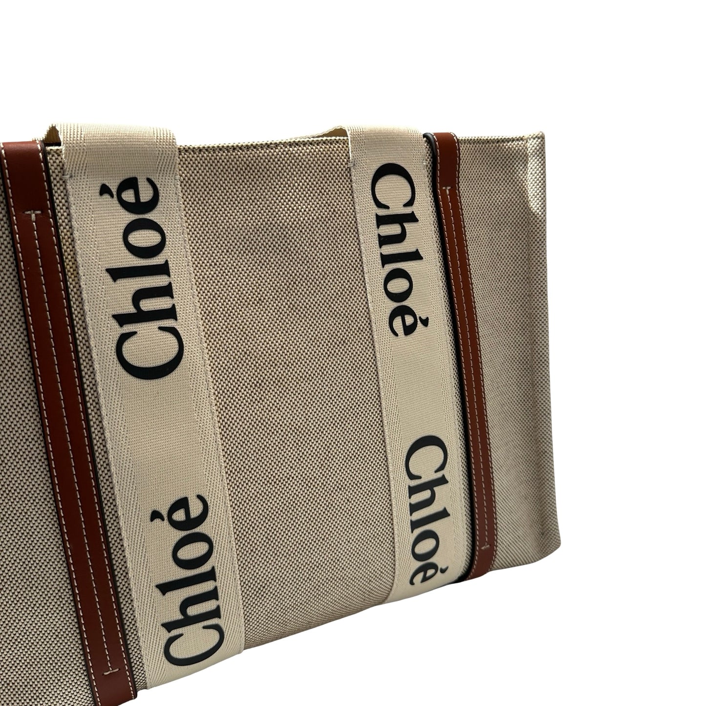 New Chole Medium Tote Tote Bag Beige