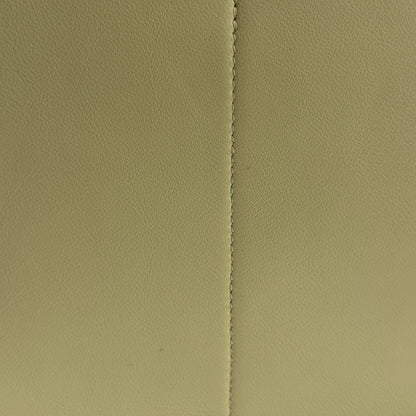 HERMES Leather Halzan Shoulder Bag Yellow Lime