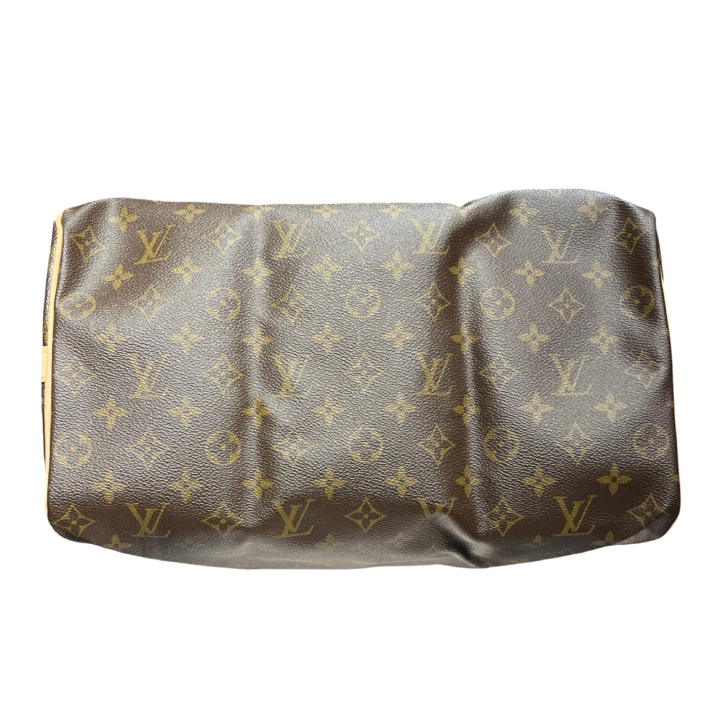 Used LOUIS VUITTON Monogram Canvas Speedy 35 Holdall Brown GHW