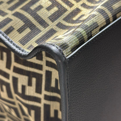 Used FENDI Travel Bag Multi colour Brown Gold