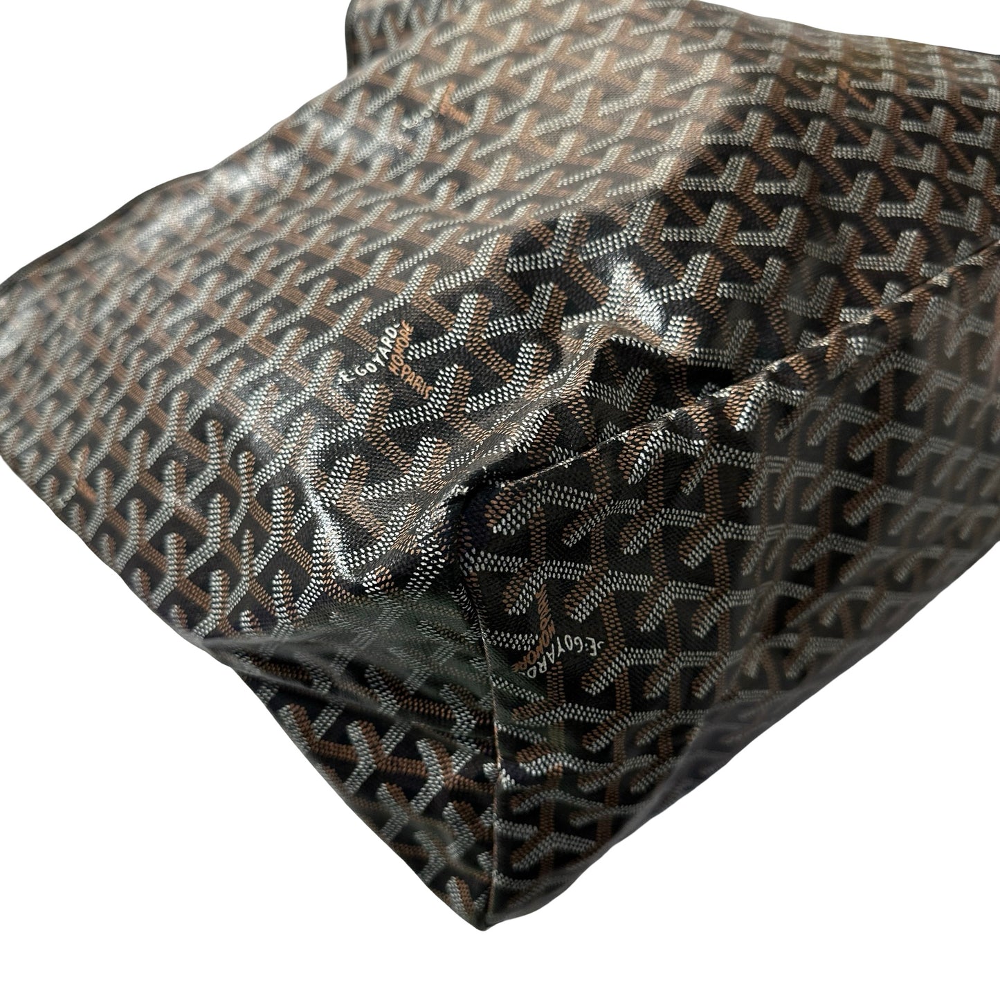 Used GOYARD Tote GM Shoulder Bag Black PHW