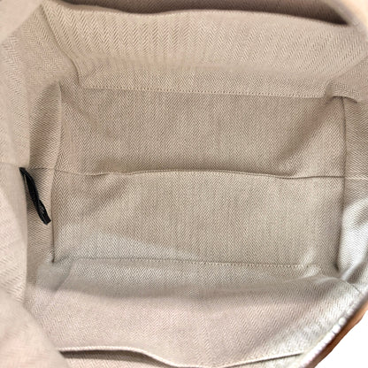 HERMES Canvas Bride-a-Brac GM Pouch Beige