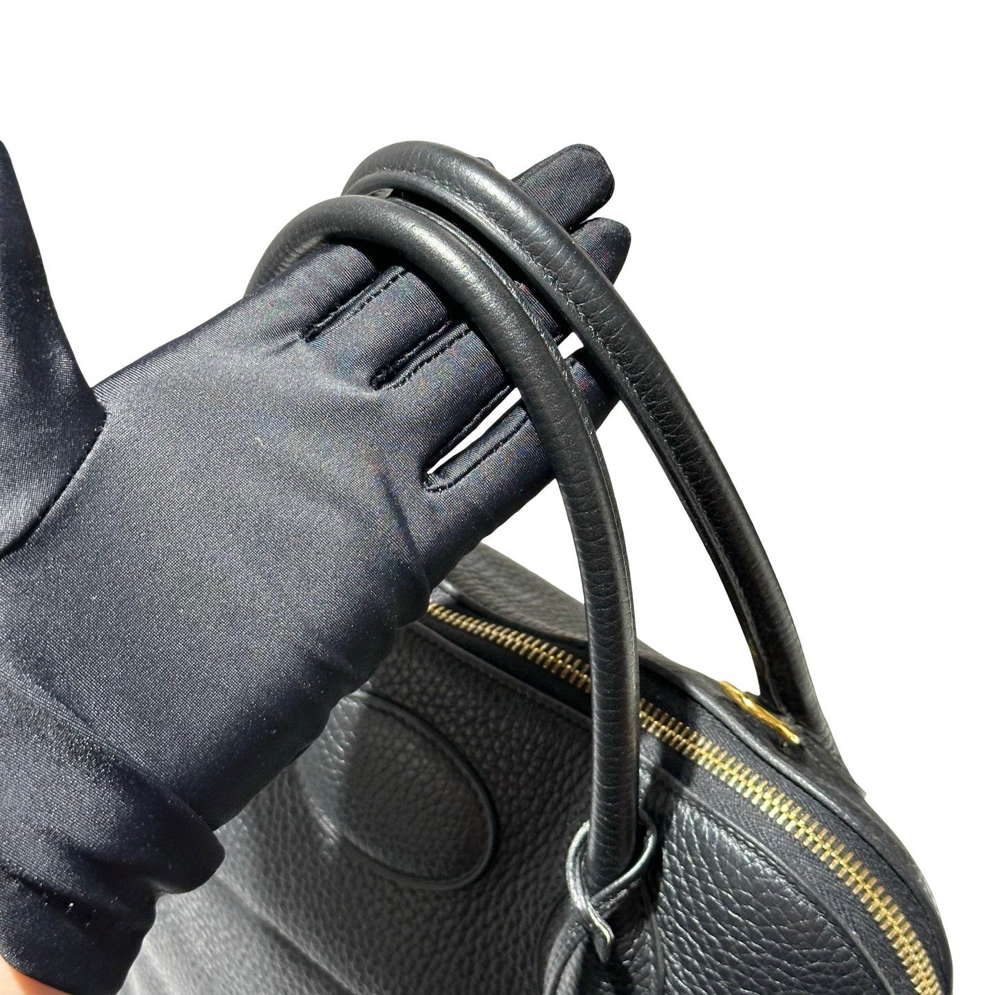 Hermès Bolide 31 Two Way Shoulder Bag Black GHW