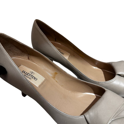 Used VALENTINO Heels Shoes Grey