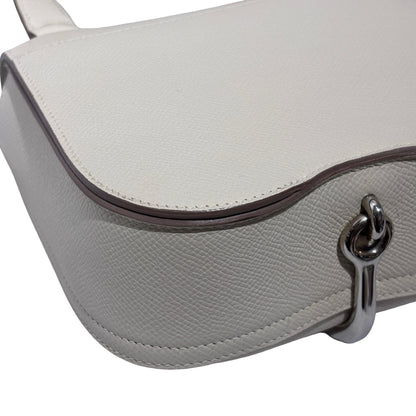Used HERMES Epsom Mini Della Shoulder Bag Craie PHW