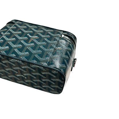 Used GOYARD Vanity case Shoulder Bag Green PHW
