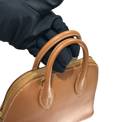Used HERMÈS Mini Bolide Shoulder Bag Gold (37) GHW