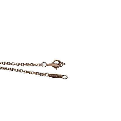 Used TIFFANY & CO. Elsa Peretti Open Heart Necklace Rose Gold