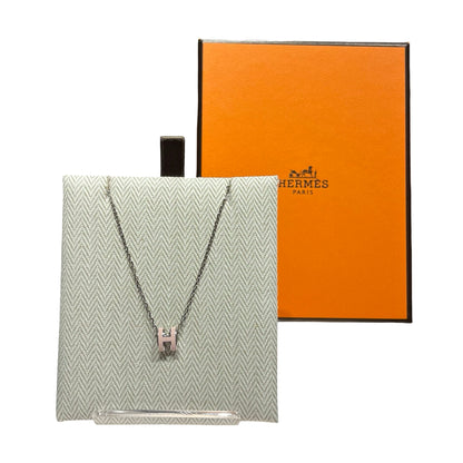 HERMÈS Mini Pop H Necklace Accessories Pink