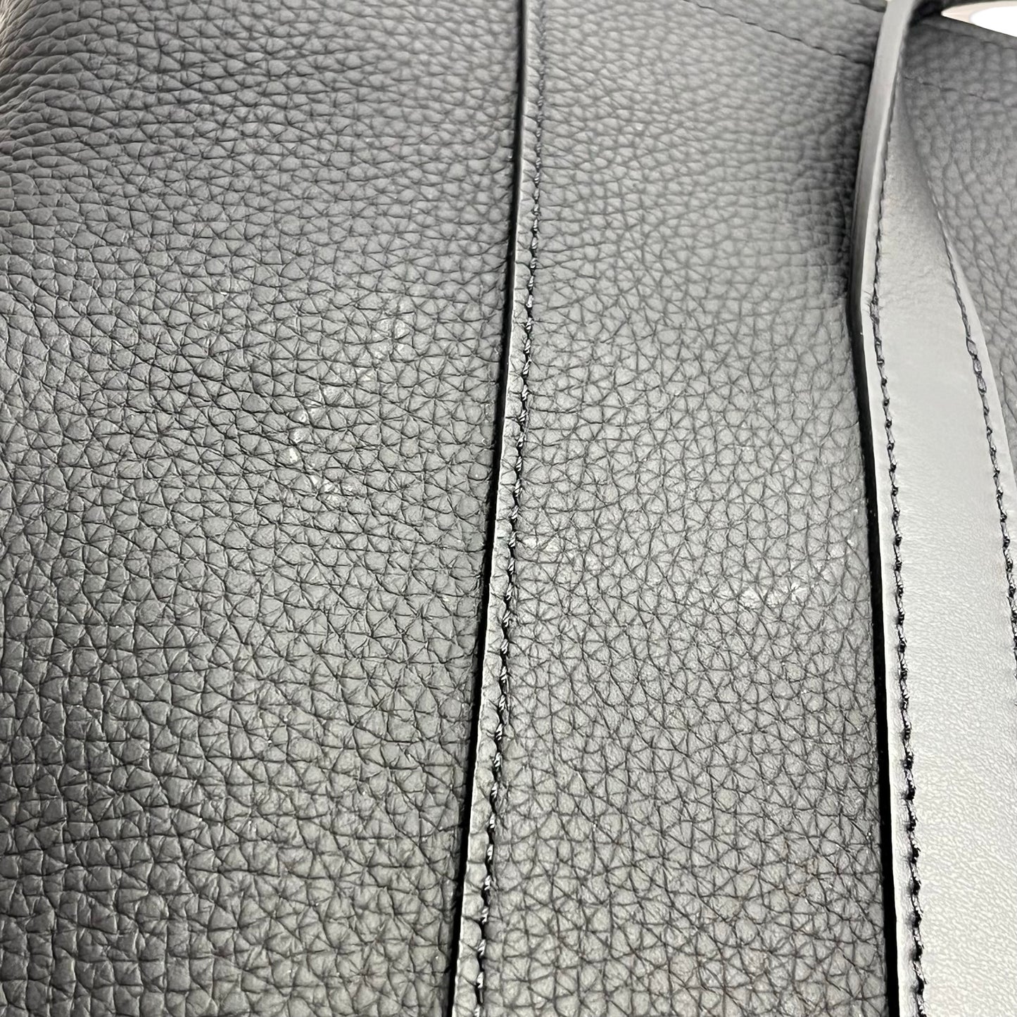 Used LOUIS VUITTON Taurillon Leather Christopher Tote Two Way Shoulder Bag Black