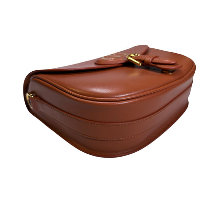 Used DIOR Calfskin Bobby Crossbody Bag Brown