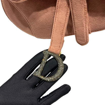 Used Christian Dior Mini Shoulder Pink Shoulder Bag Pink GHW