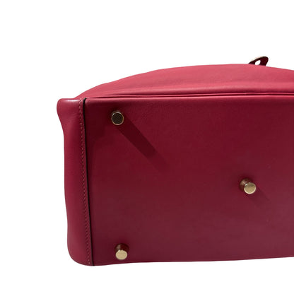 Used HERMÈS Lindy 30 Tote Bag Pink GHW