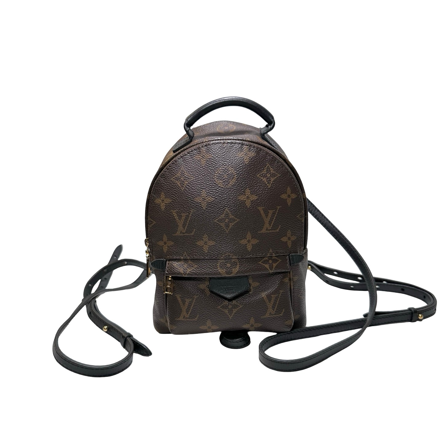 Used LOUIS VUITTON Monogram Backpack Brown Black GHW