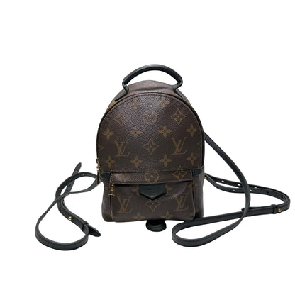 Used LOUIS VUITTON Monogram Backpack Brown Black GHW