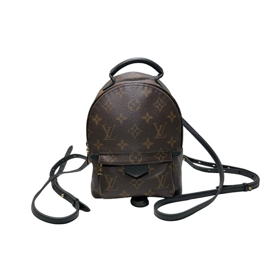 Used LOUIS VUITTON Monogram Backpack Brown Black GHW
