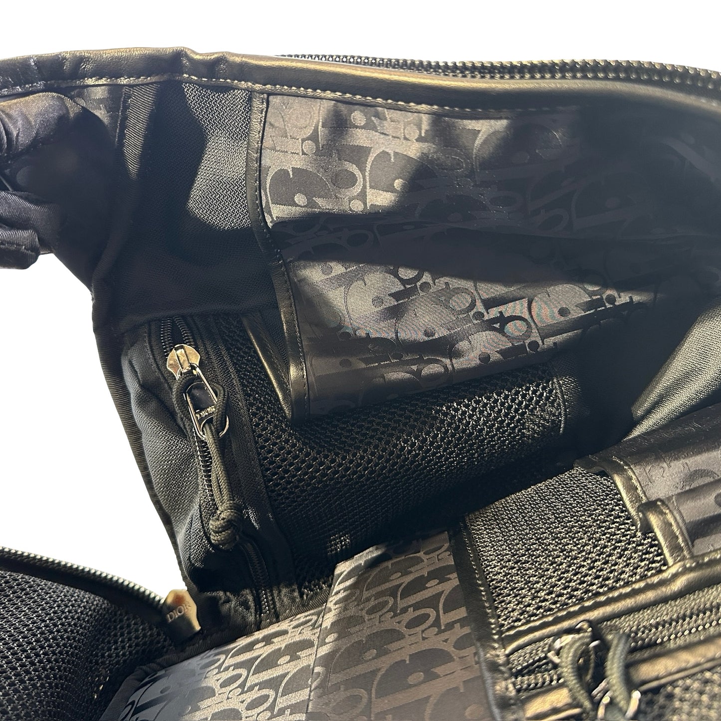 Used DIOR Nylon Rider Backpack Backpack Black