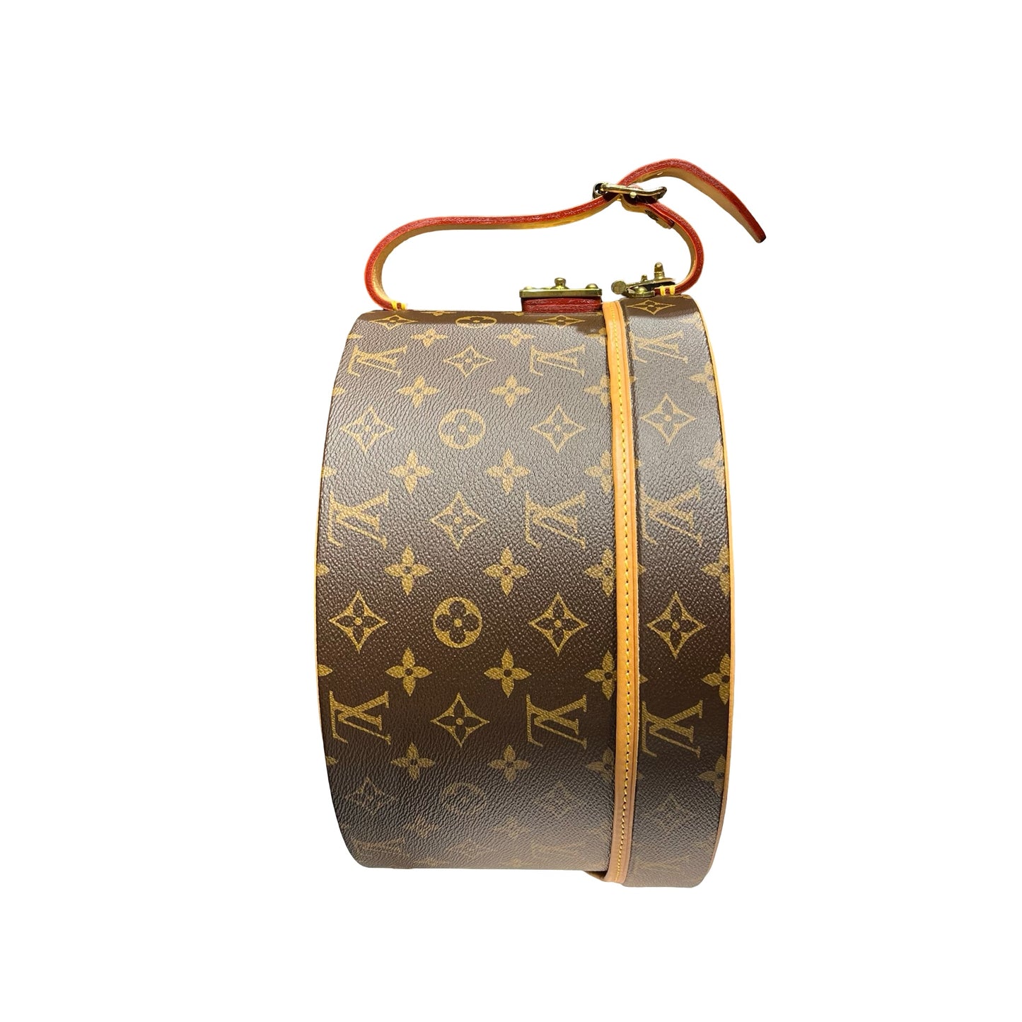 Used LOUIS VUITTON Monogram Canvas Boite Chapeau 30 Trunk Brown