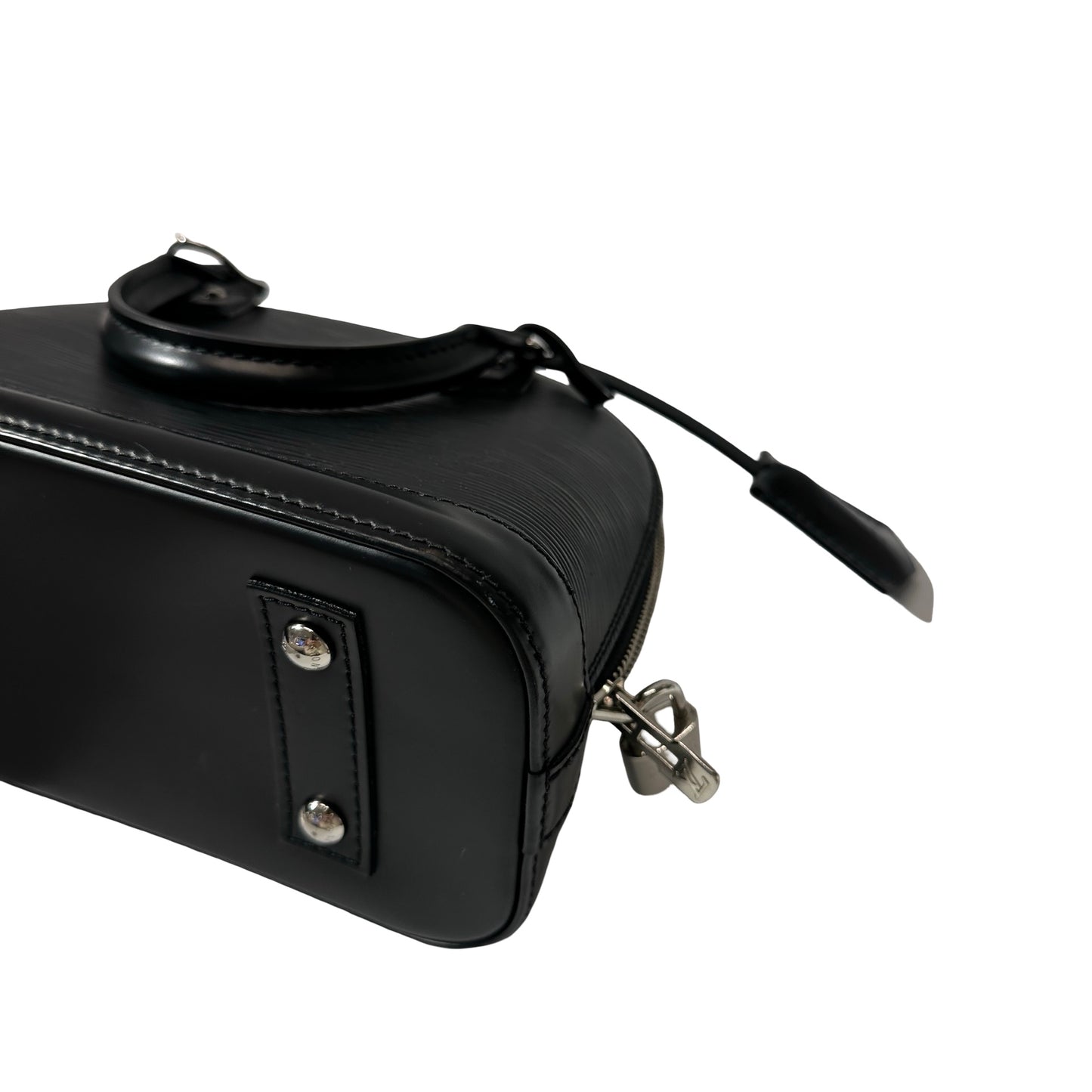 Used Louis Vuitton Epi Leather Alma BB Shoulder Bag Black PHW