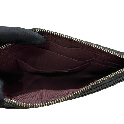 Used CHANEL Wallet Black GHW