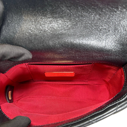 Used CHANEL Lambskin Quilted Chanel 19 Belt bag Black GHW