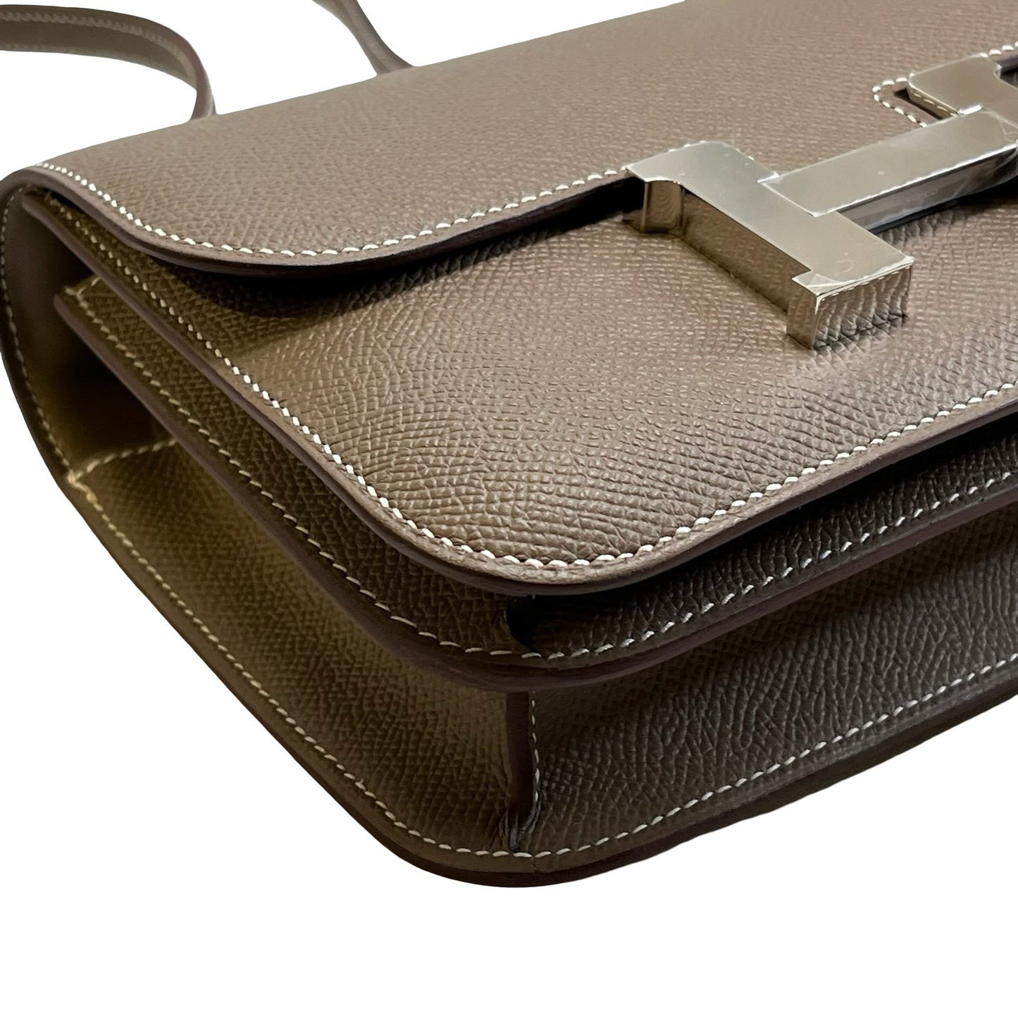 Brand New HERMES Epsom Constance Shoulder Bag Etoupe