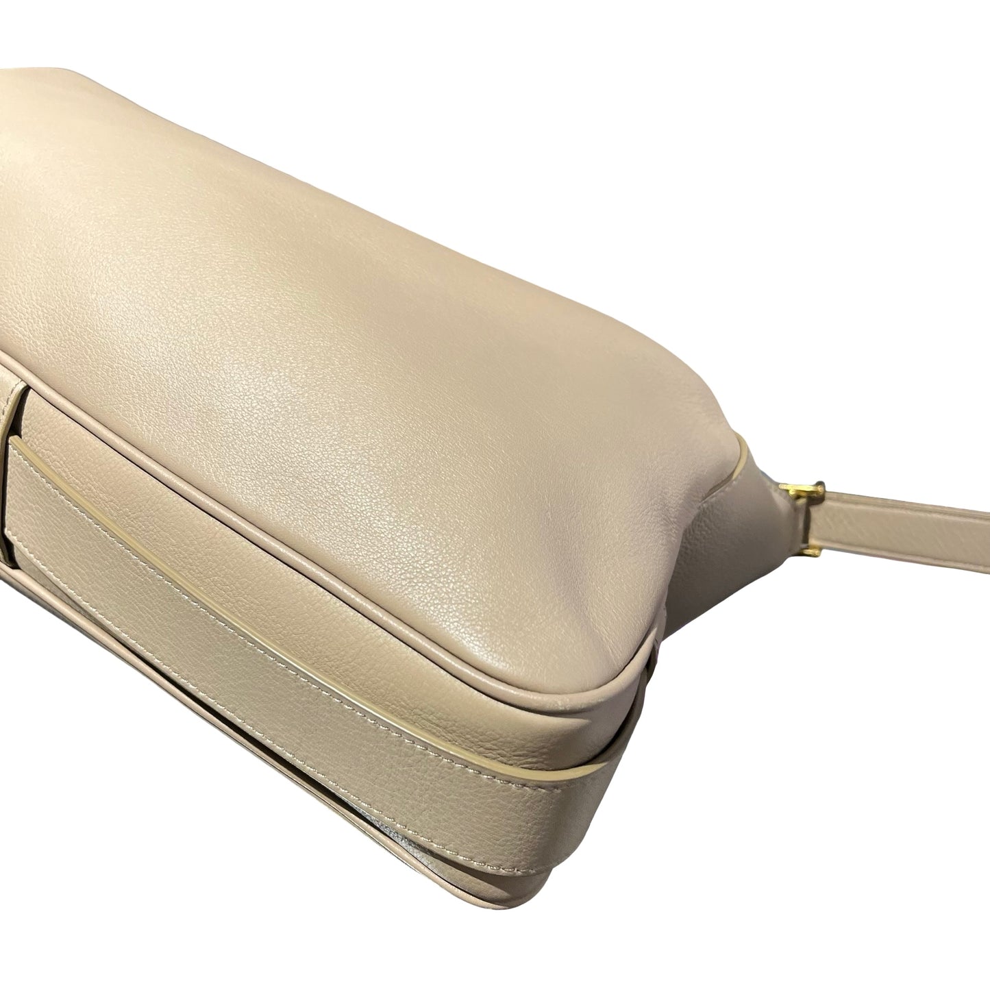 Used CÉLINE Romy Shoulder Bag Grey GHW
