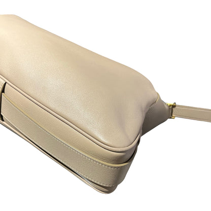 Used CÉLINE Romy Shoulder Bag Grey GHW