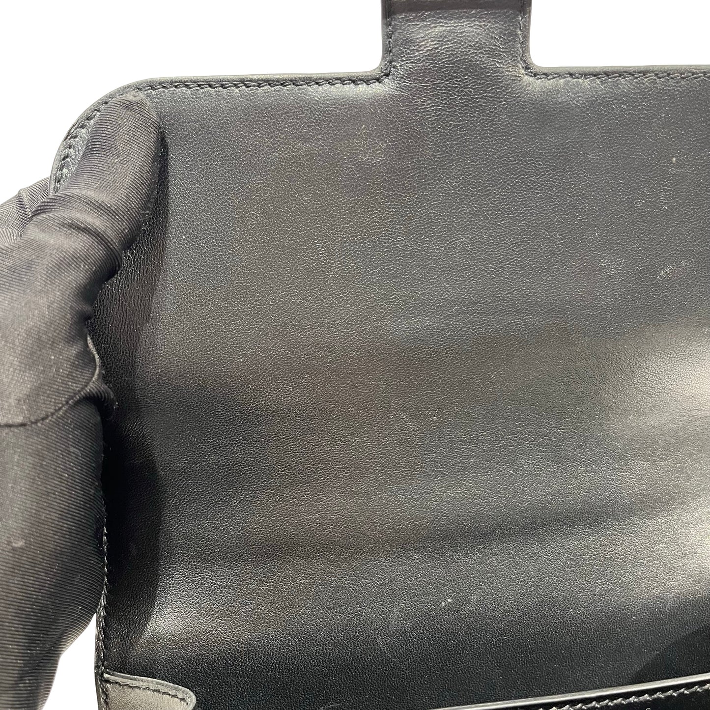 Used HERMES Solid color Constance Shoulder Bag Black