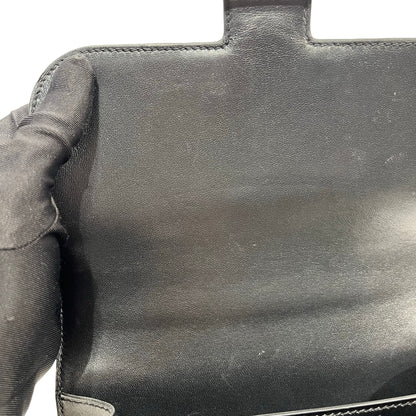 Used HERMES Solid color Constance Shoulder Bag Black