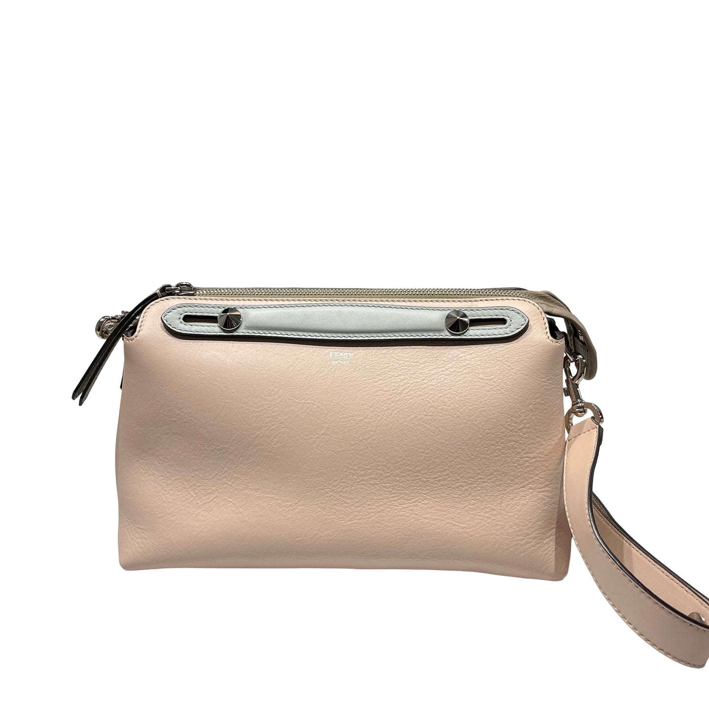 Used Fendi By The Way Medium Shoulder Bag PHW Pink